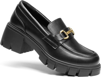 Loafers for Women, Platform Chunky Loafers & Slip On Casual Shoes